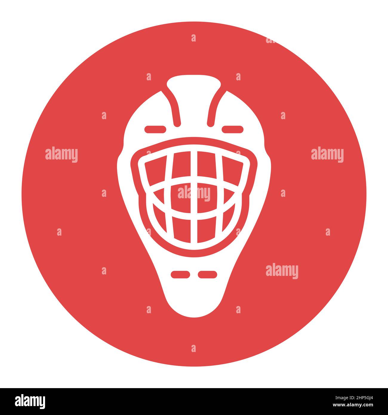 Goalie helmet vector icon. Winter sign Stock Vector Image & Art - Alamy