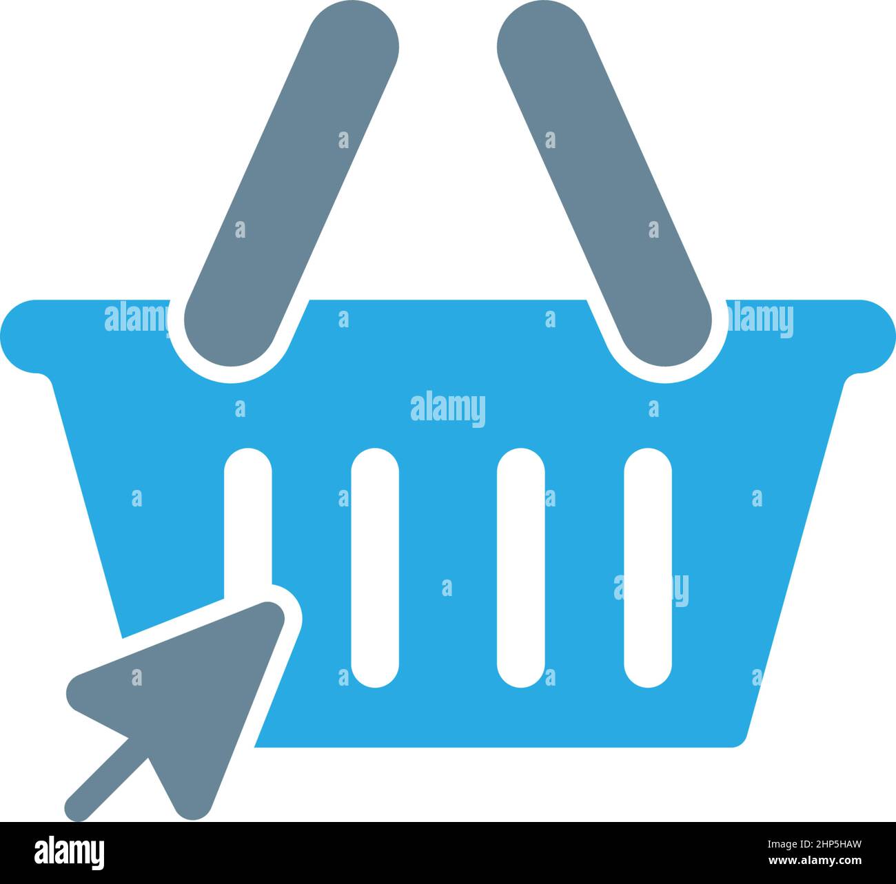 Shopping cart icon design template Stock Vector