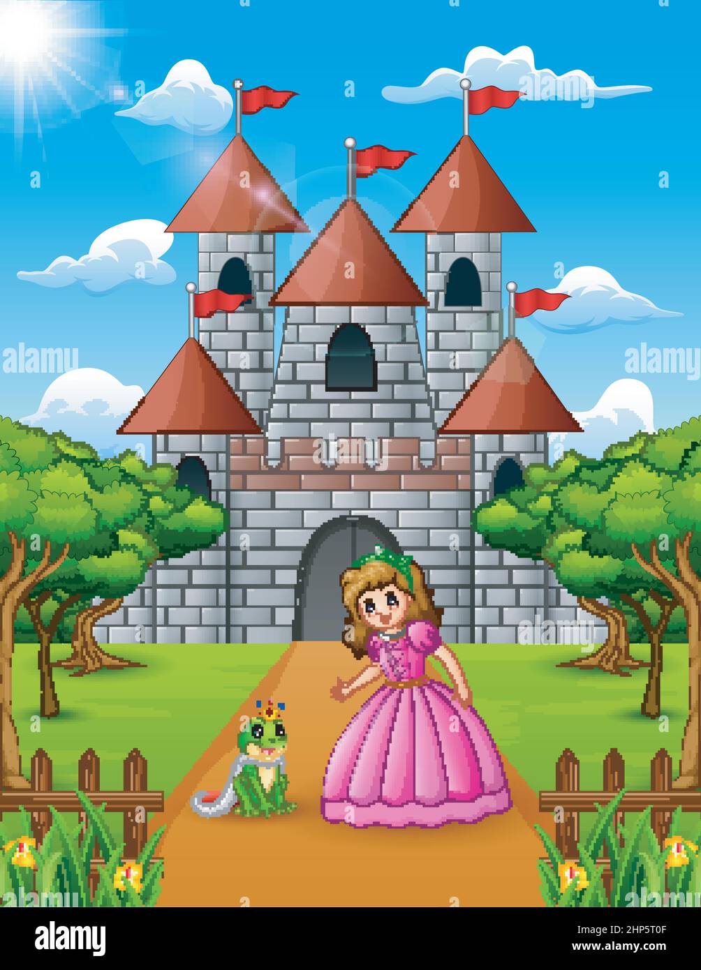 The princess and the frog hi-res stock photography and images - Alamy