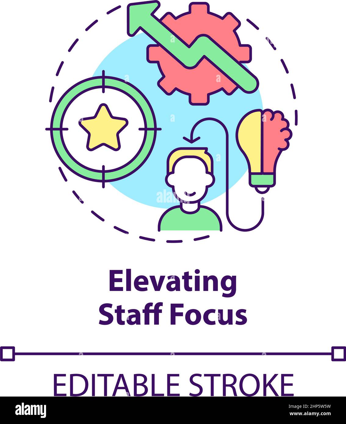 Processing staff Stock Vector Images - Alamy