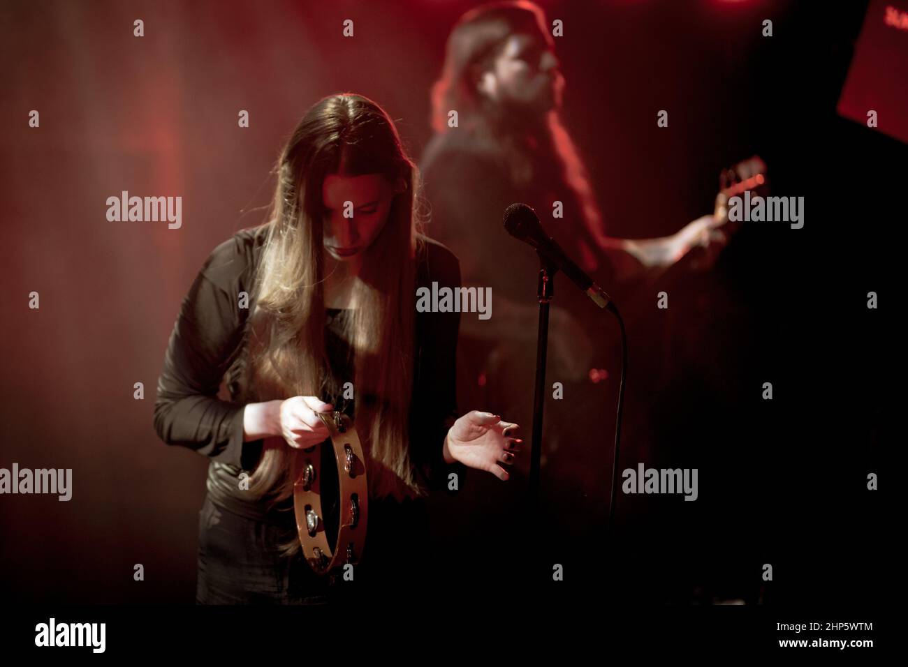 Edinburgh, Scotland. Fri 18 February 2022. Dry Cleaning perform live at ...