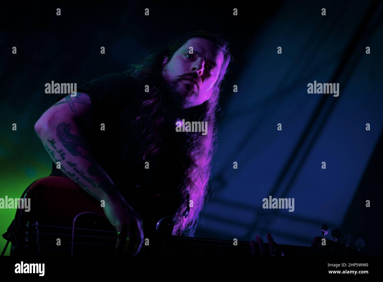Edinburgh, Scotland. Fri 18 February 2022. Dry Cleaning perform live at ...