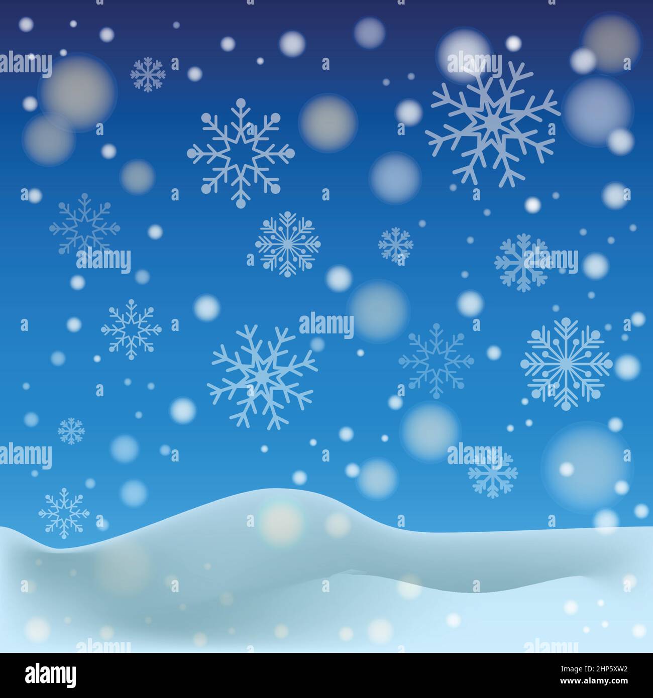 Snowfall backdrop hi-res stock photography and images - Alamy