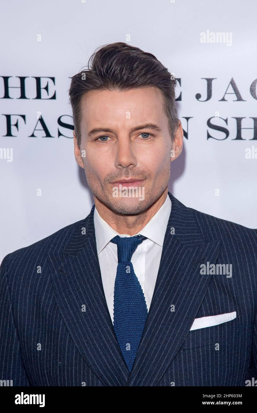 New York, United States. 17th Feb, 2022. Alex Lundqvist attends the Sixth  Annual Blue Jacket Fashion Show at Moonlight Studios. Credit: SOPA Images  Limited/Alamy Live News Stock Photo - Alamy