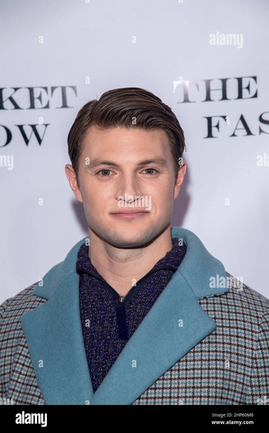 New York, United States. 17th Feb, 2022. Dr. Jacob Taylor attends the Sixth Annual Blue Jacket Fashion Show at Moonlight Studios. (Photo by Ron Adar/SOPA Images/Sipa USA) Credit: Sipa USA/Alamy Live News Stock Photo
