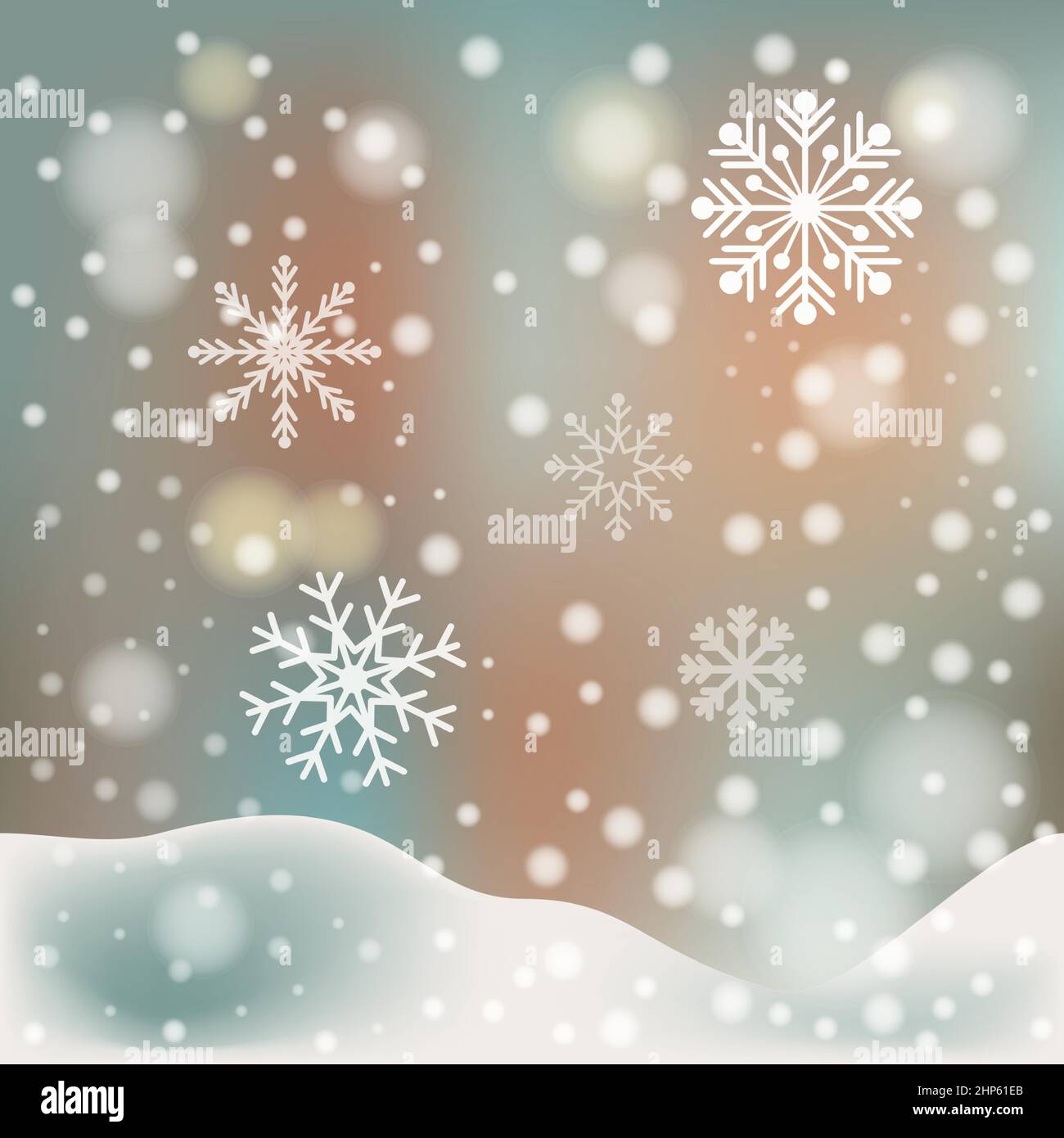 Snowfall backdrop hi-res stock photography and images - Alamy