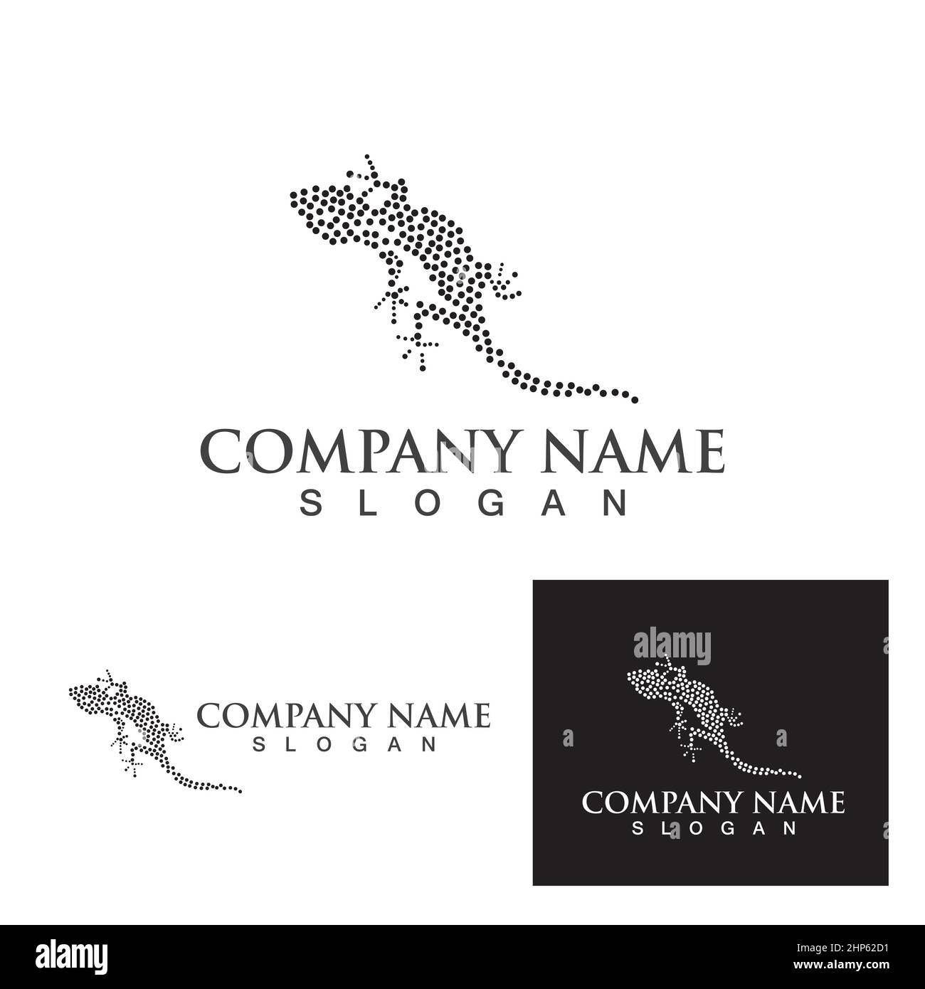 Lizard Logo And Symbol Vector Stock Vector Image Art Alamy