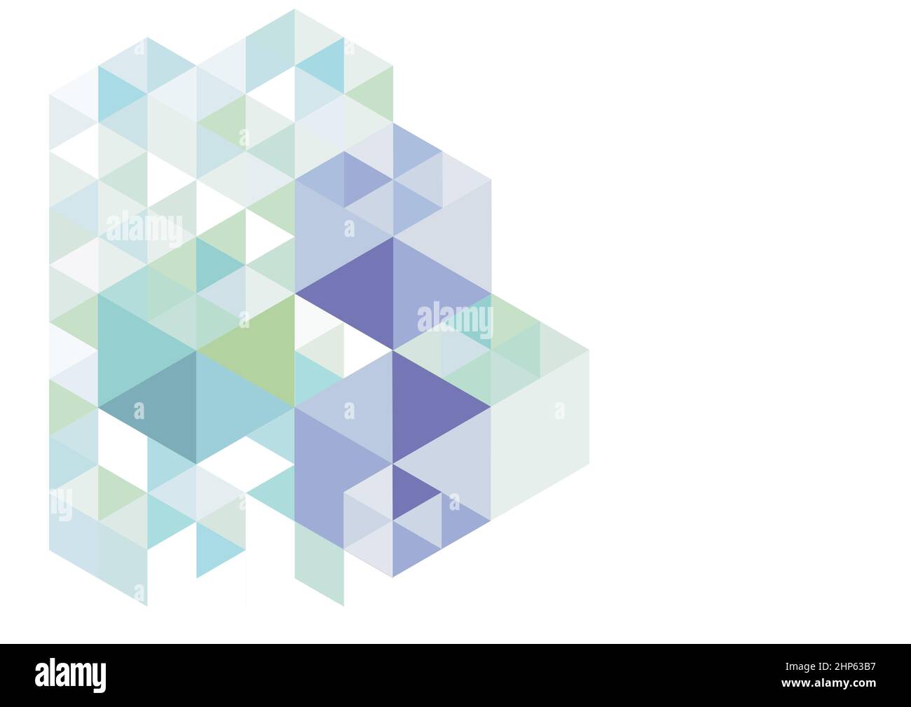 Cubes, background elements isolated, illustration Stock Vector