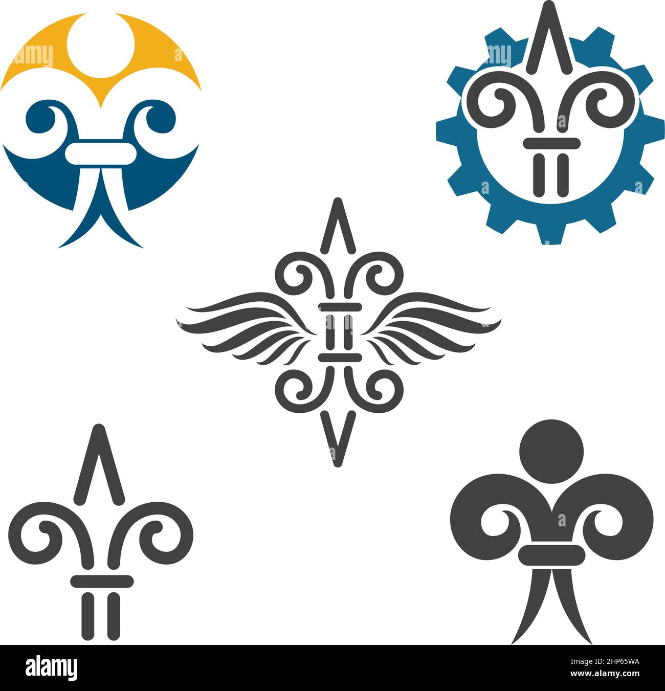 fleur de lis icon vector illustration design Stock Vector