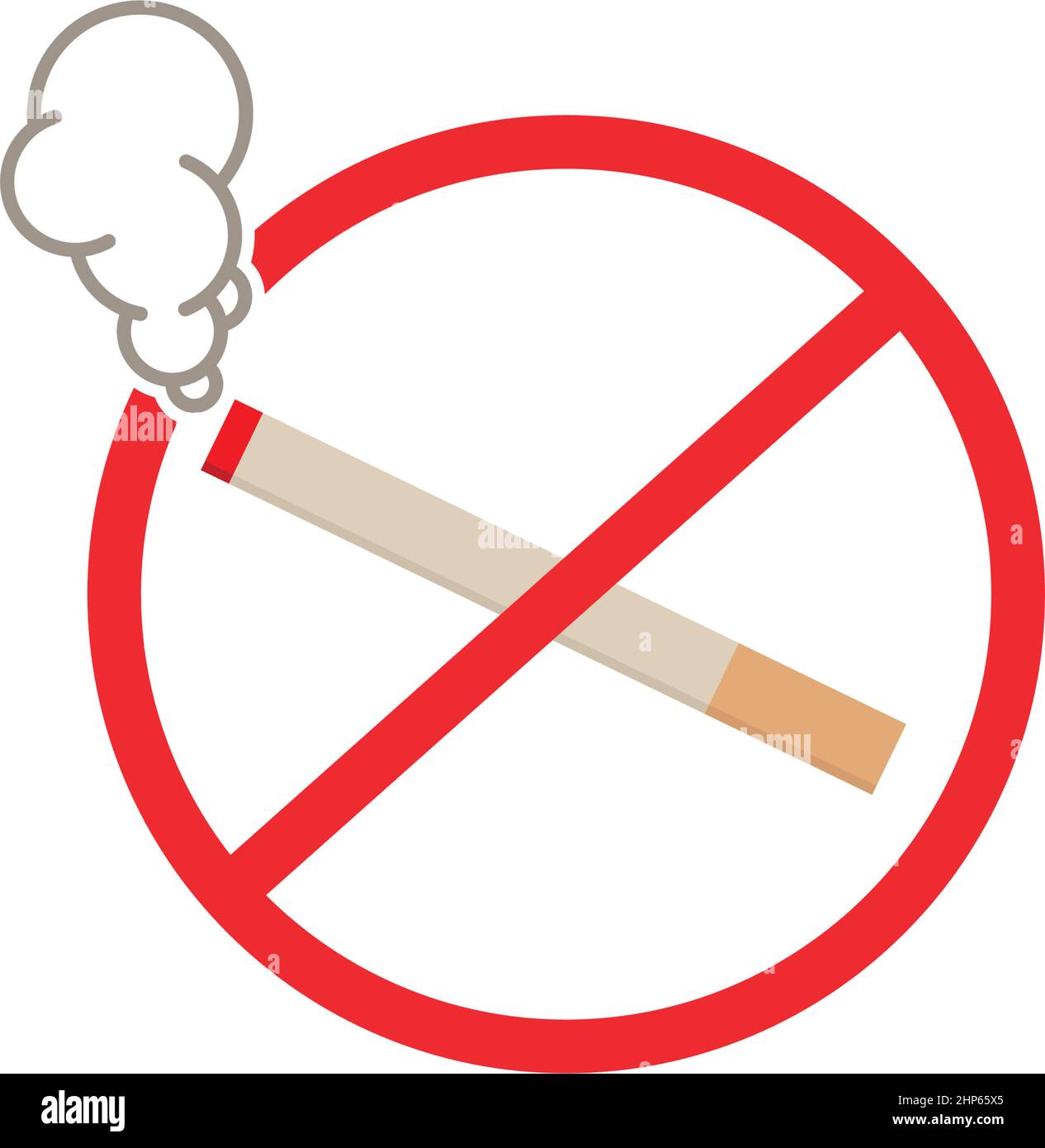 no smoking icon vector illustration design Stock Vector