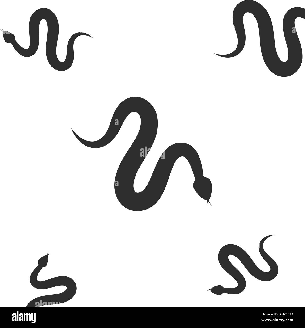 snake vector illustration icon Stock Vector