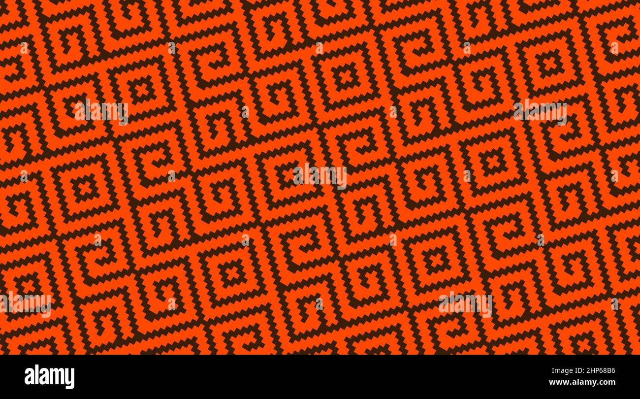 Seamless African vector pattern Stock Photo - Alamy