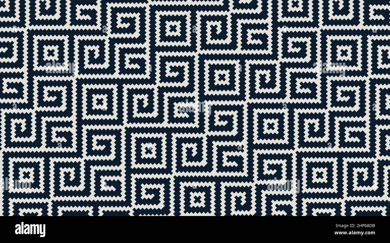Seamless African vector pattern Stock Photo - Alamy