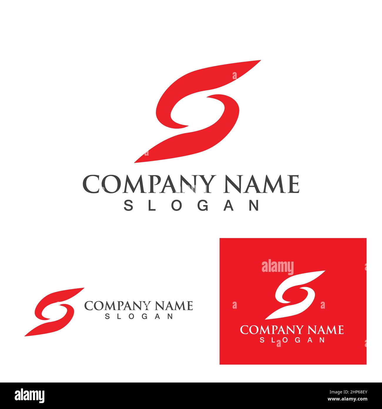 S letter logo Business corporate Stock Vector