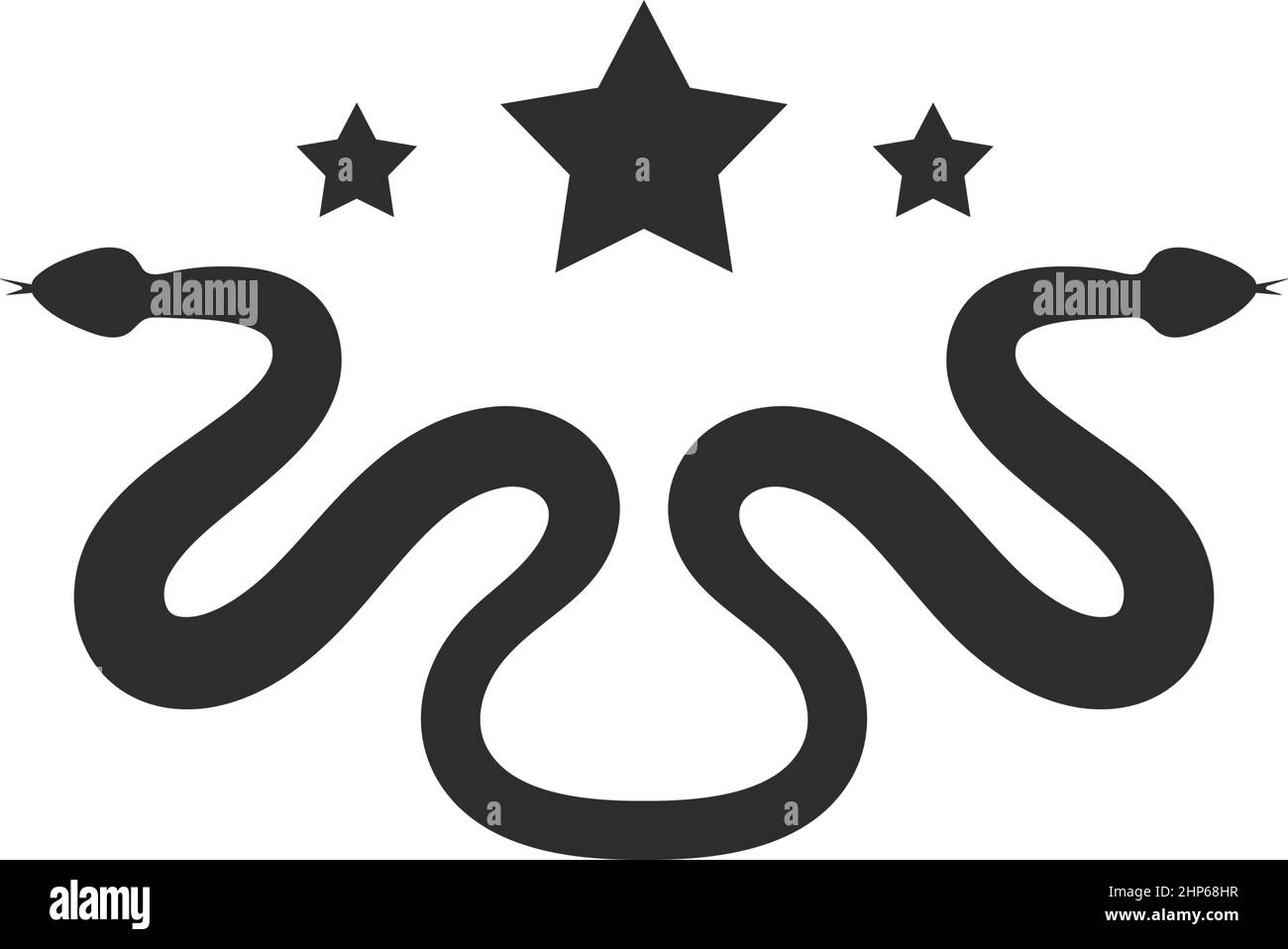 snake vector illustration icon Stock Vector