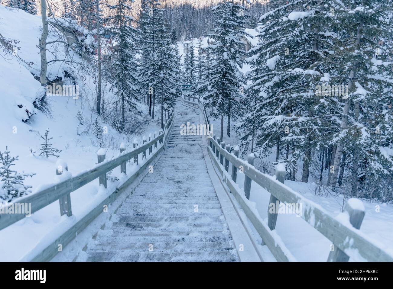 Snow covered walkway hi-res stock photography and images - Alamy