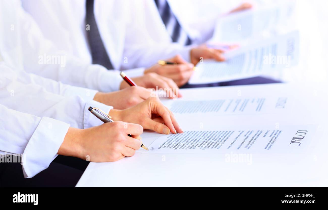 Close up shot man writing hi-res stock photography and images - Alamy