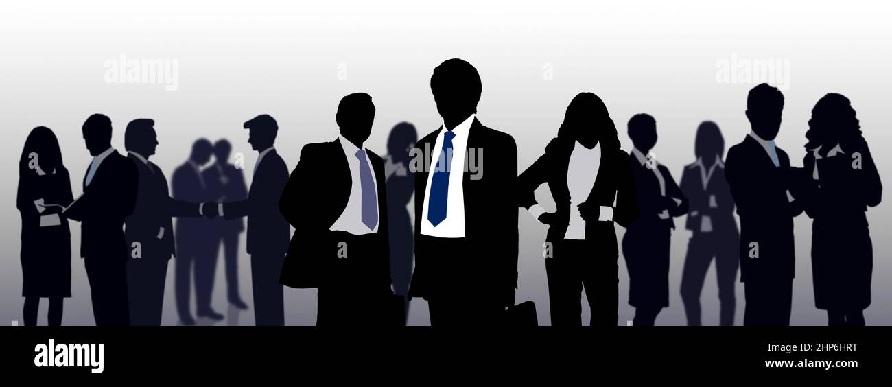 Group of business people Stock Photo