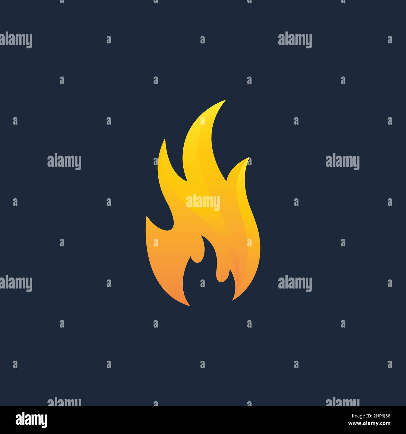 Fire flame  icon vector illustration design Stock Vector
