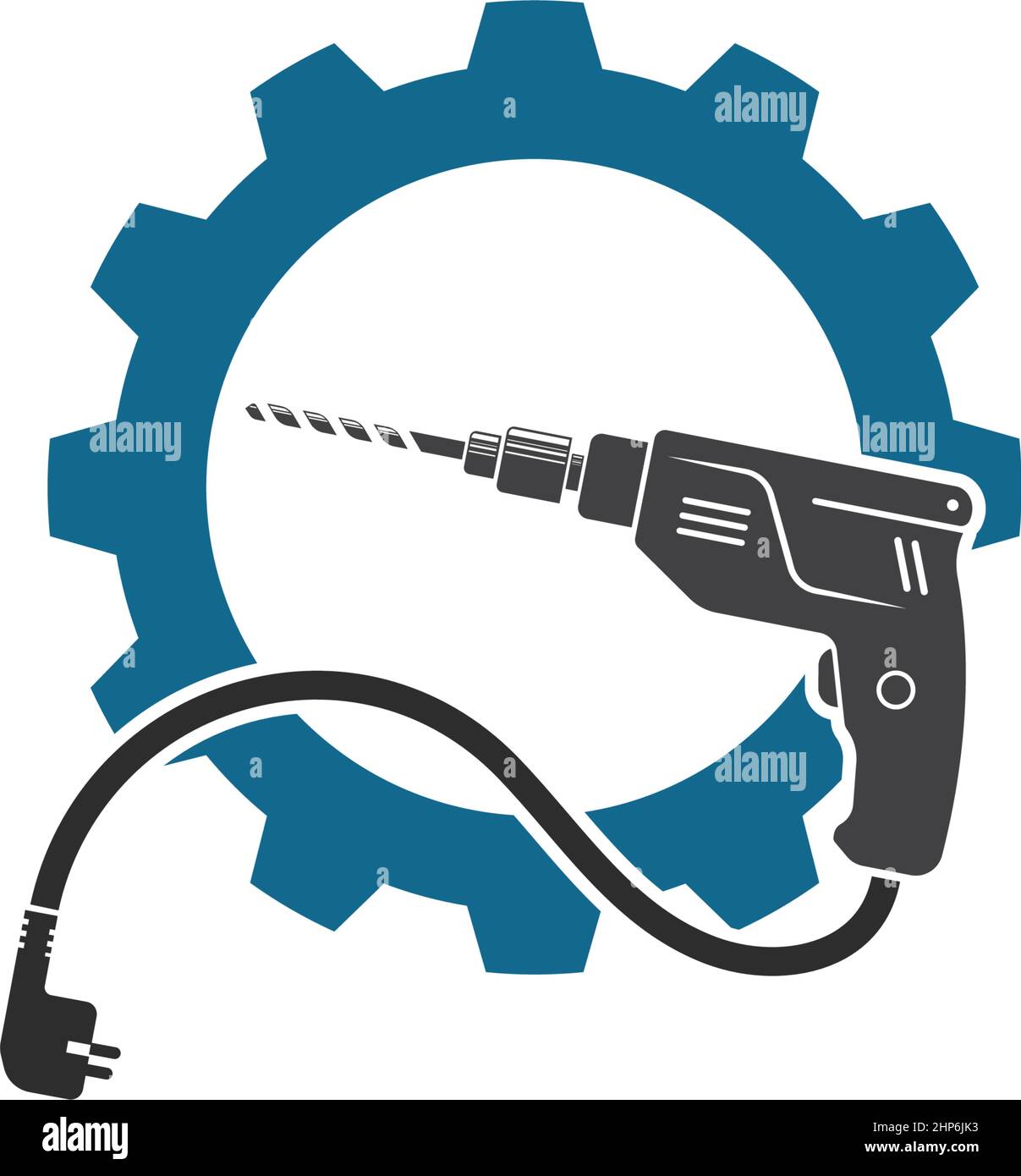 drill machine icon vector illustration design Stock Vector