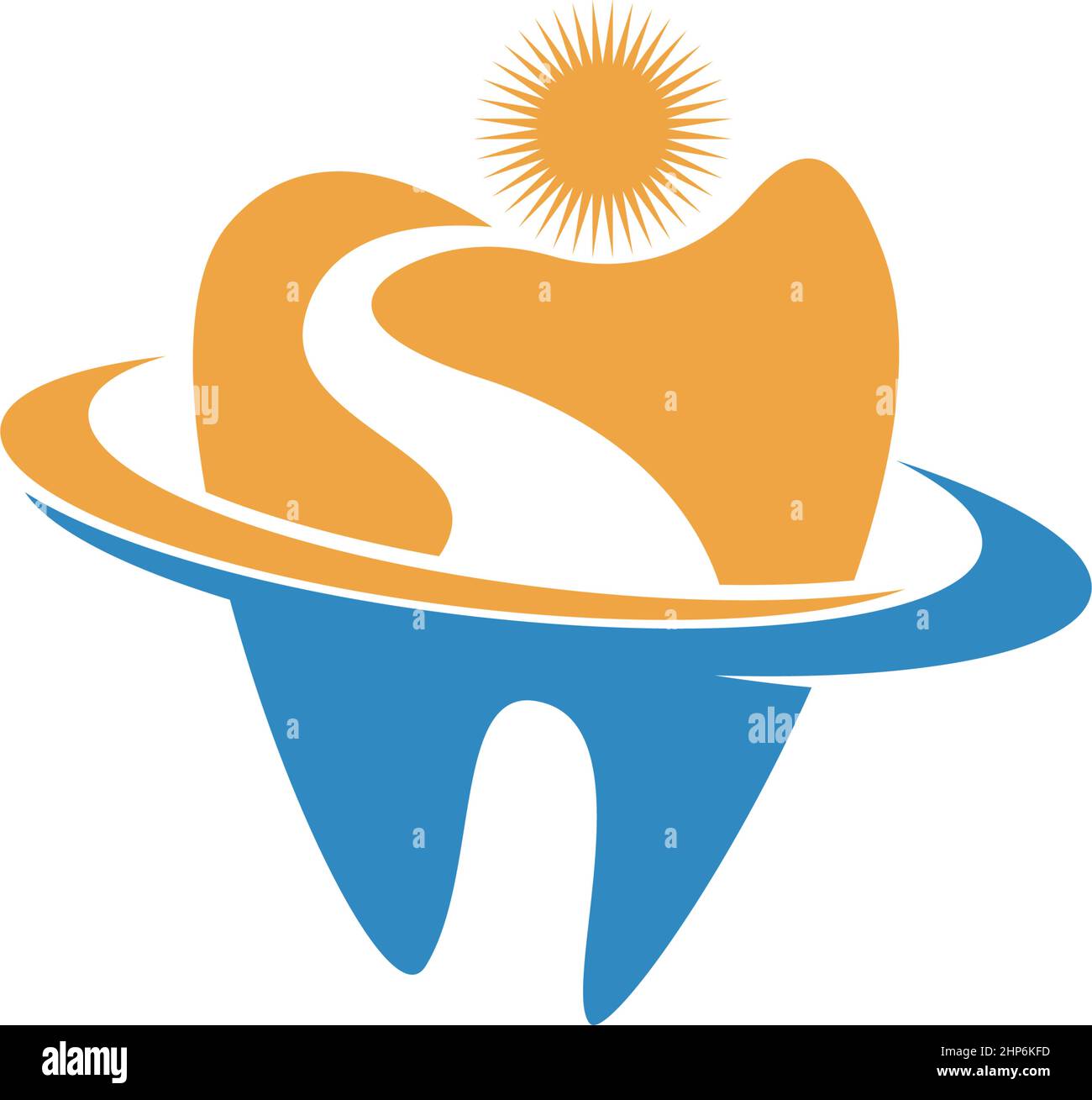 Dental logo Template vector illustration icon Stock Vector