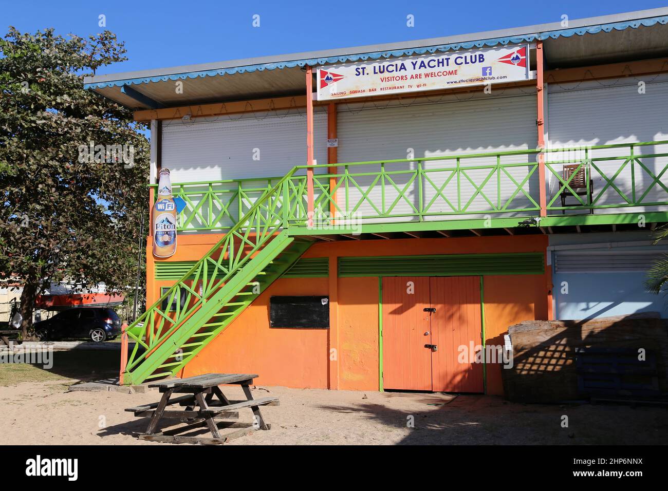 The st lucia yacht club hires stock photography and images Alamy