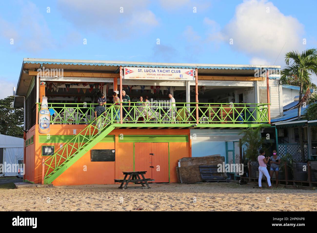Yacht Club, Reduit Beach, Rodney Bay, Gros Islet, Saint Lucia, Windward