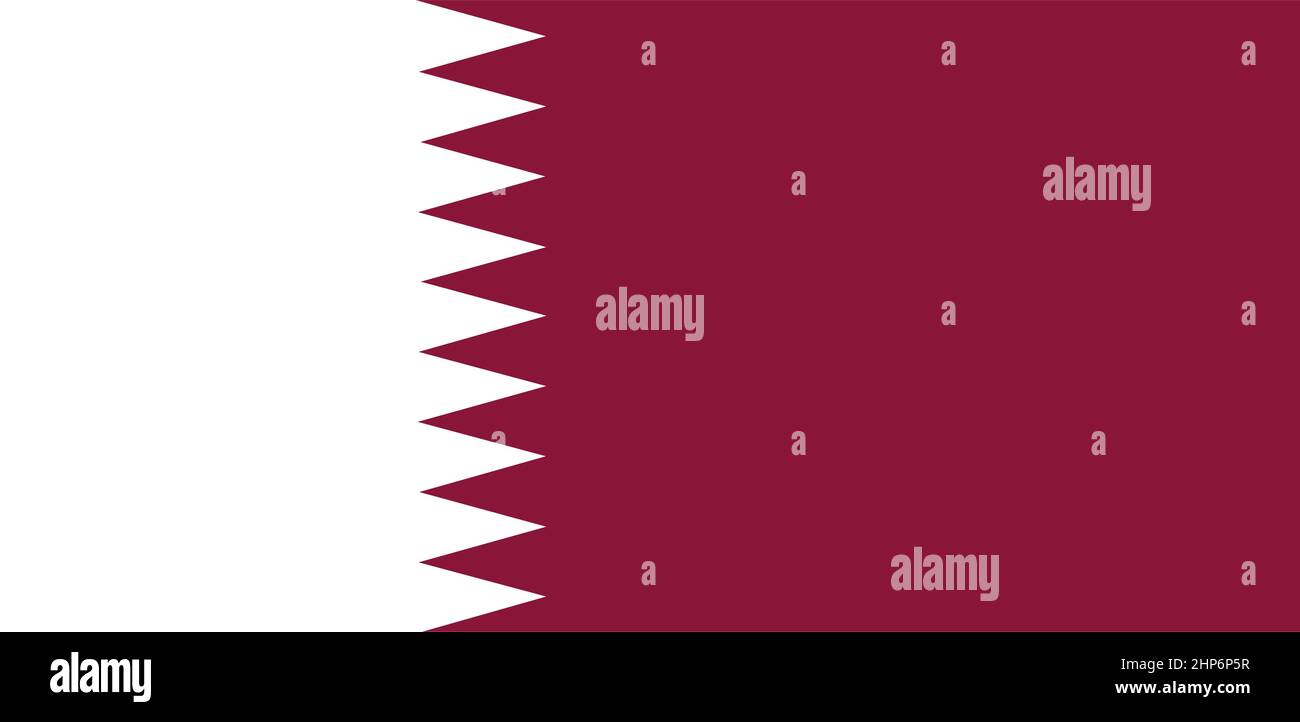 Flag Of Qatar Stock Vector Image And Art Alamy 