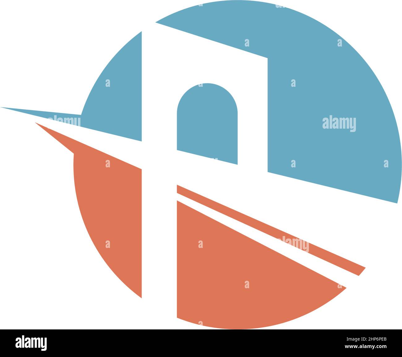 Bridge Logo Template vector icon illustration Stock Vector