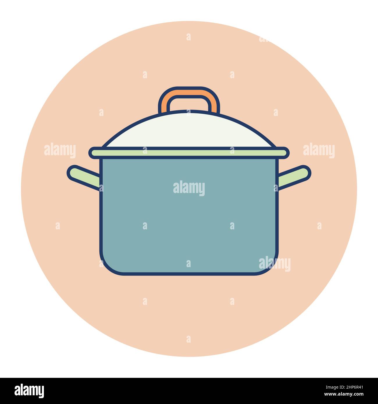 Saucepan icon. Cooking pot or pan sign Stock Vector Image & Art Alamy