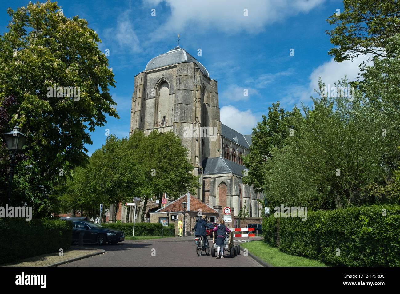 Netherlands, Zeeland, Veere, Spring 2021. Illustration of everyday life