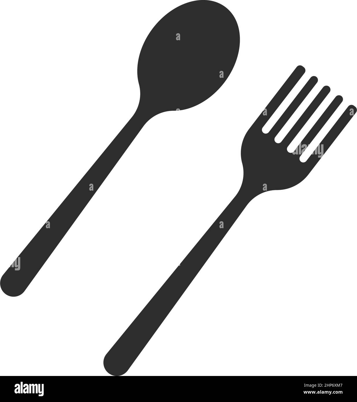 Knife fork logo Stock Vector Images Alamy