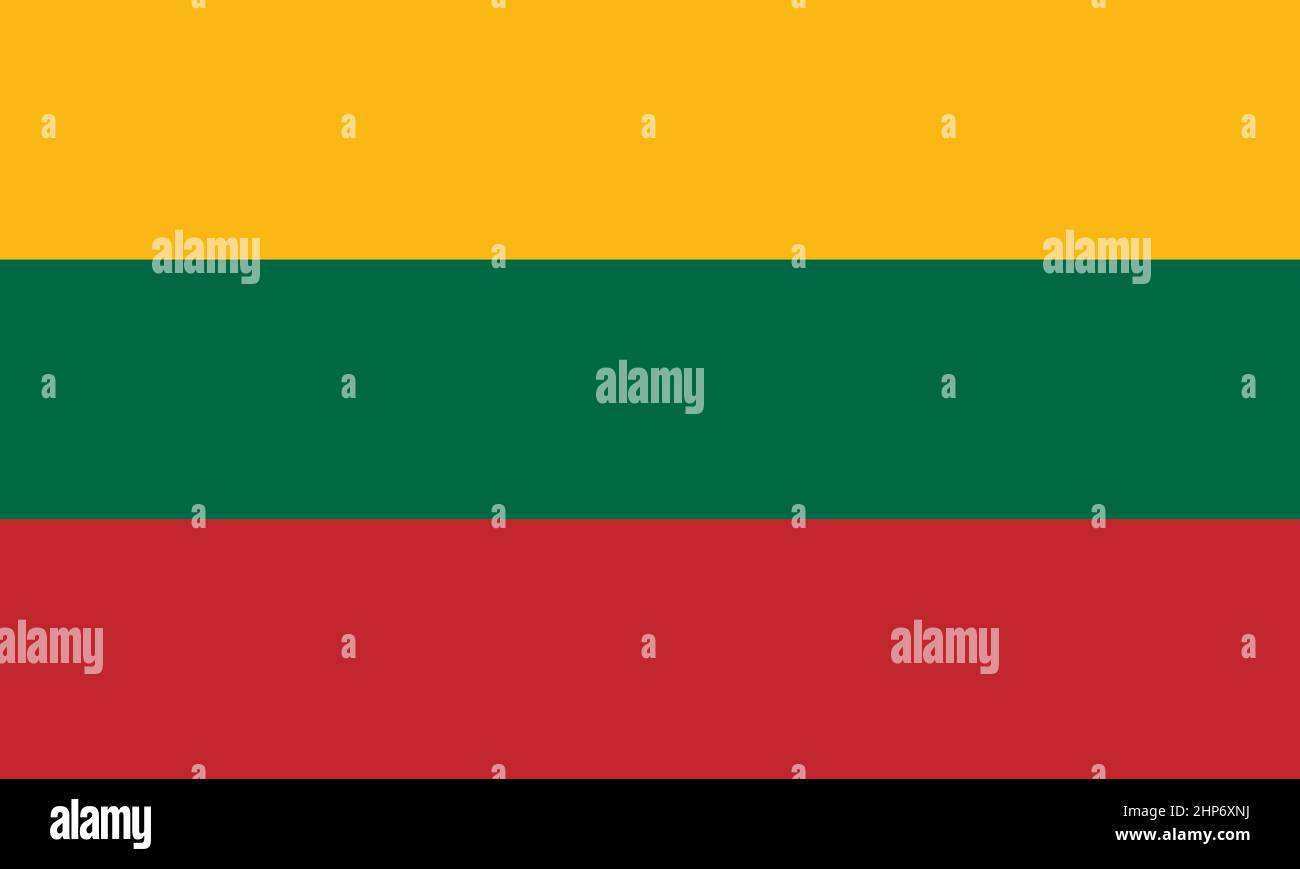 Abstract Flag Lithuania Stock Vector