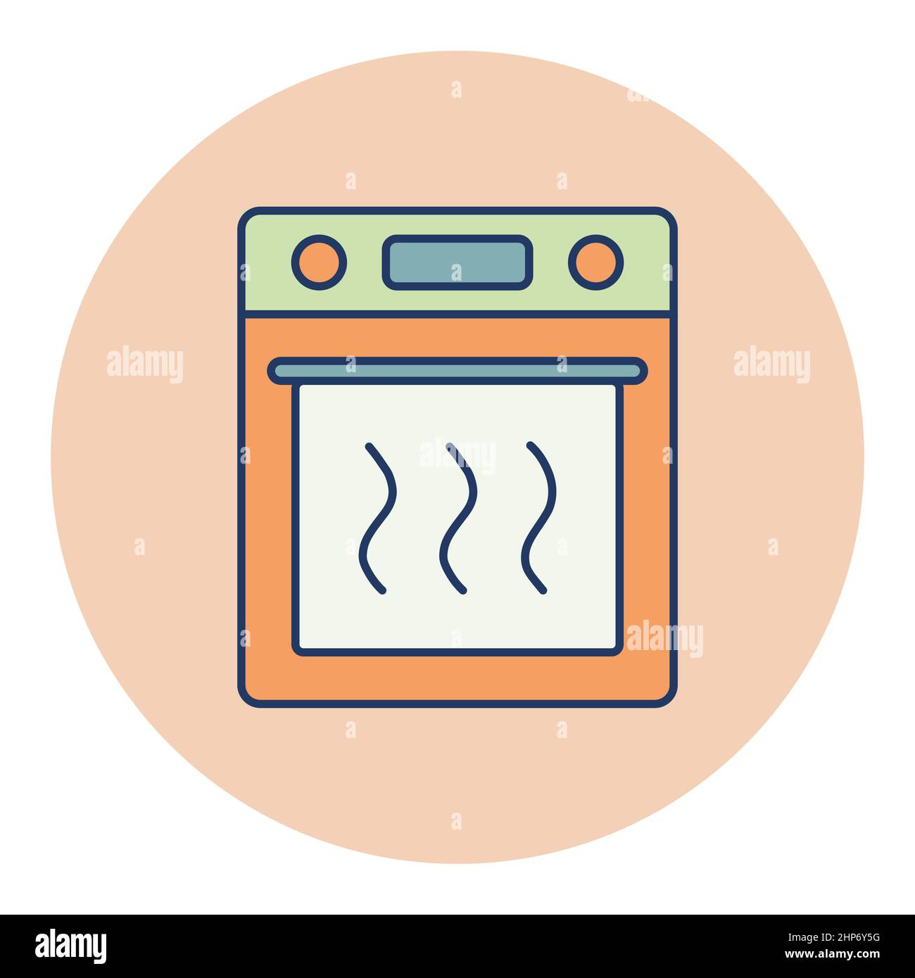 Electric oven vector kitchen icon Stock Vector Image & Art Alamy