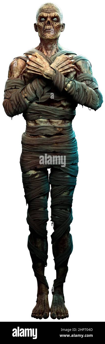 Mummy at rest 3D illustration Stock Photo