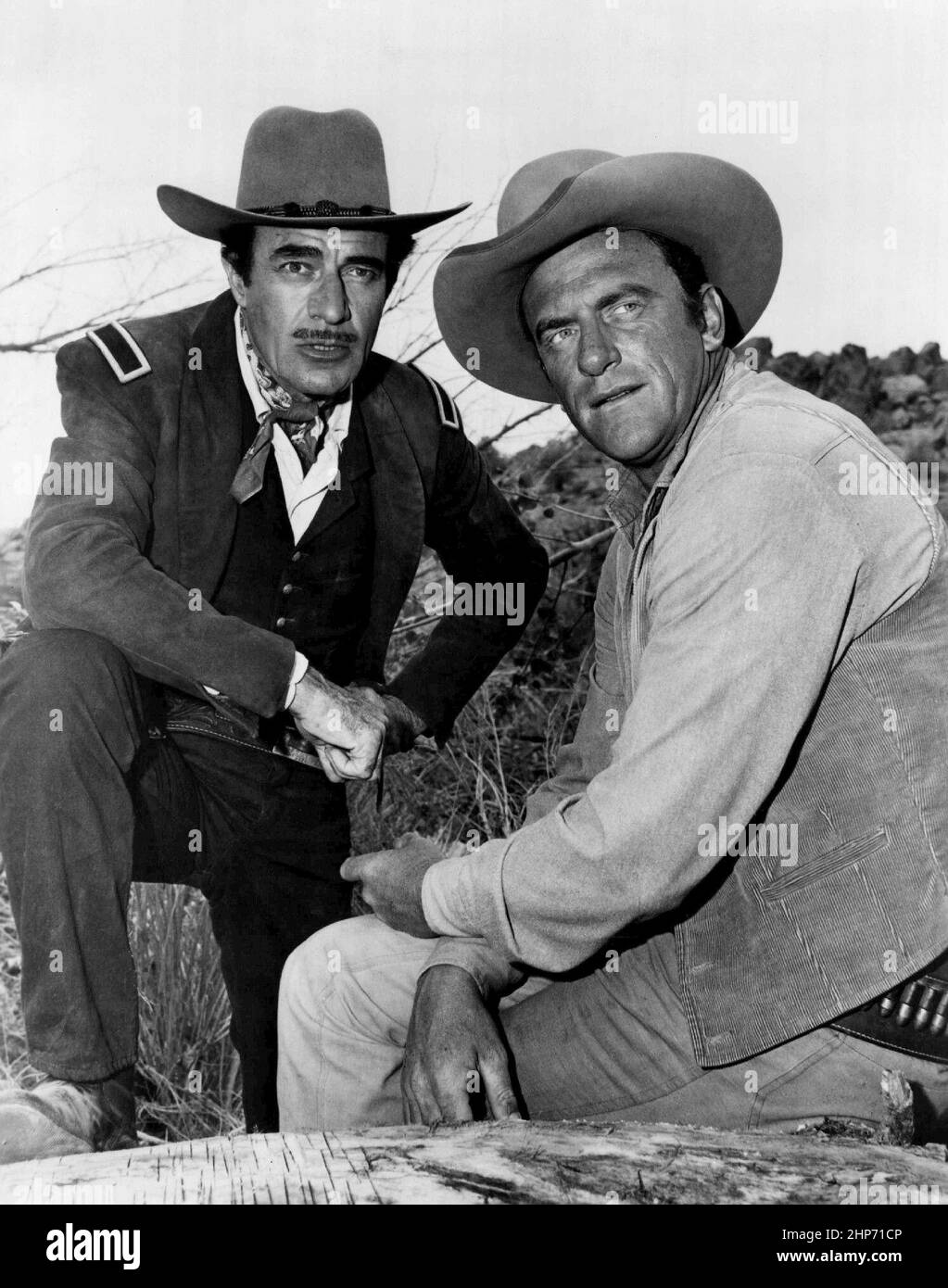 Photo of guest star Gilbert Roland and James Arness as Matt Dillon from ...