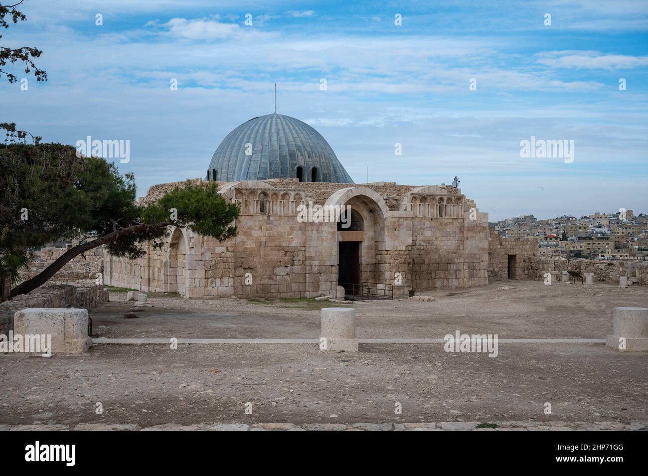 Ummayad Palace,  Amman Citadel, Jordan Stock Photo