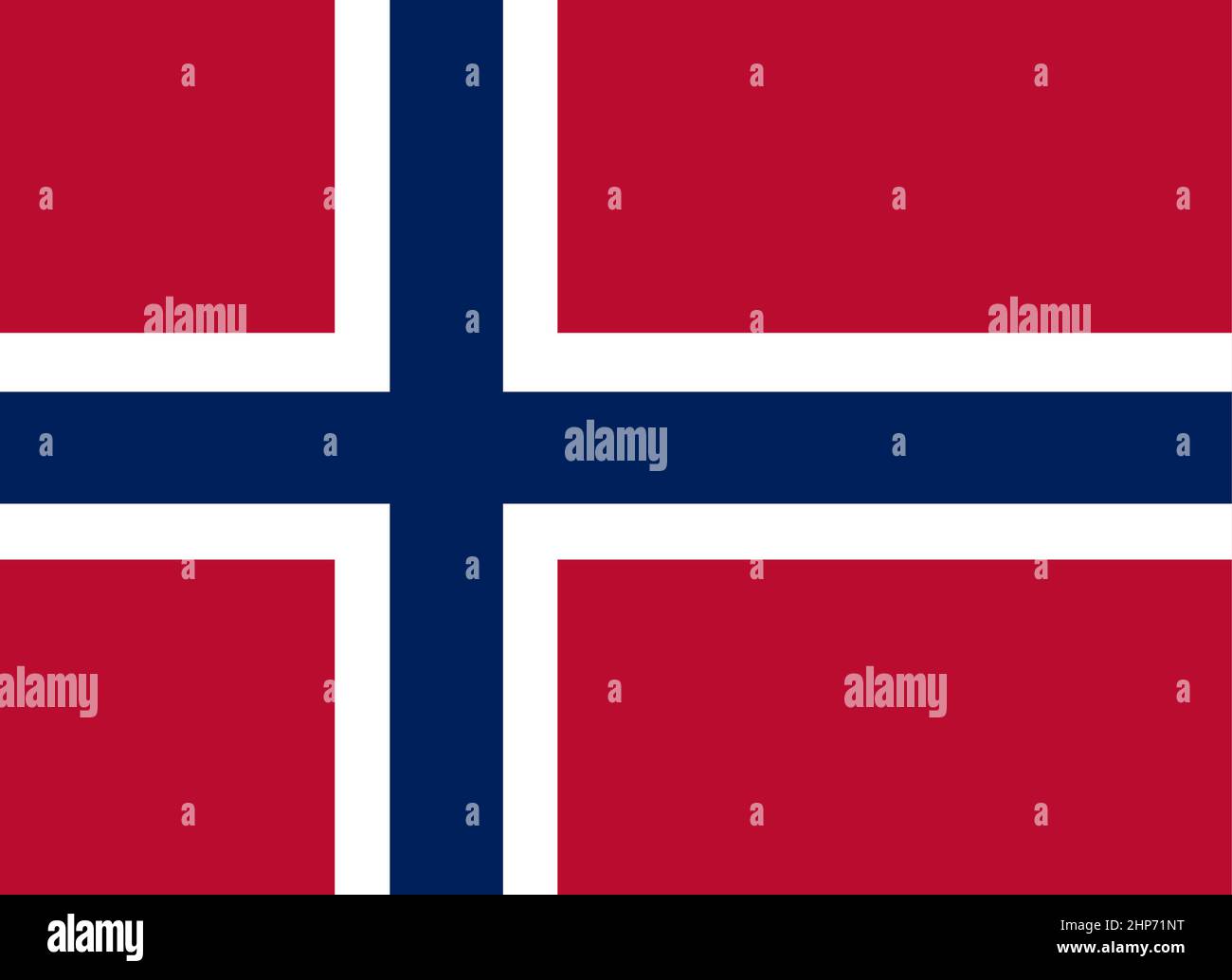 Abstract Flag of Norway Stock Vector