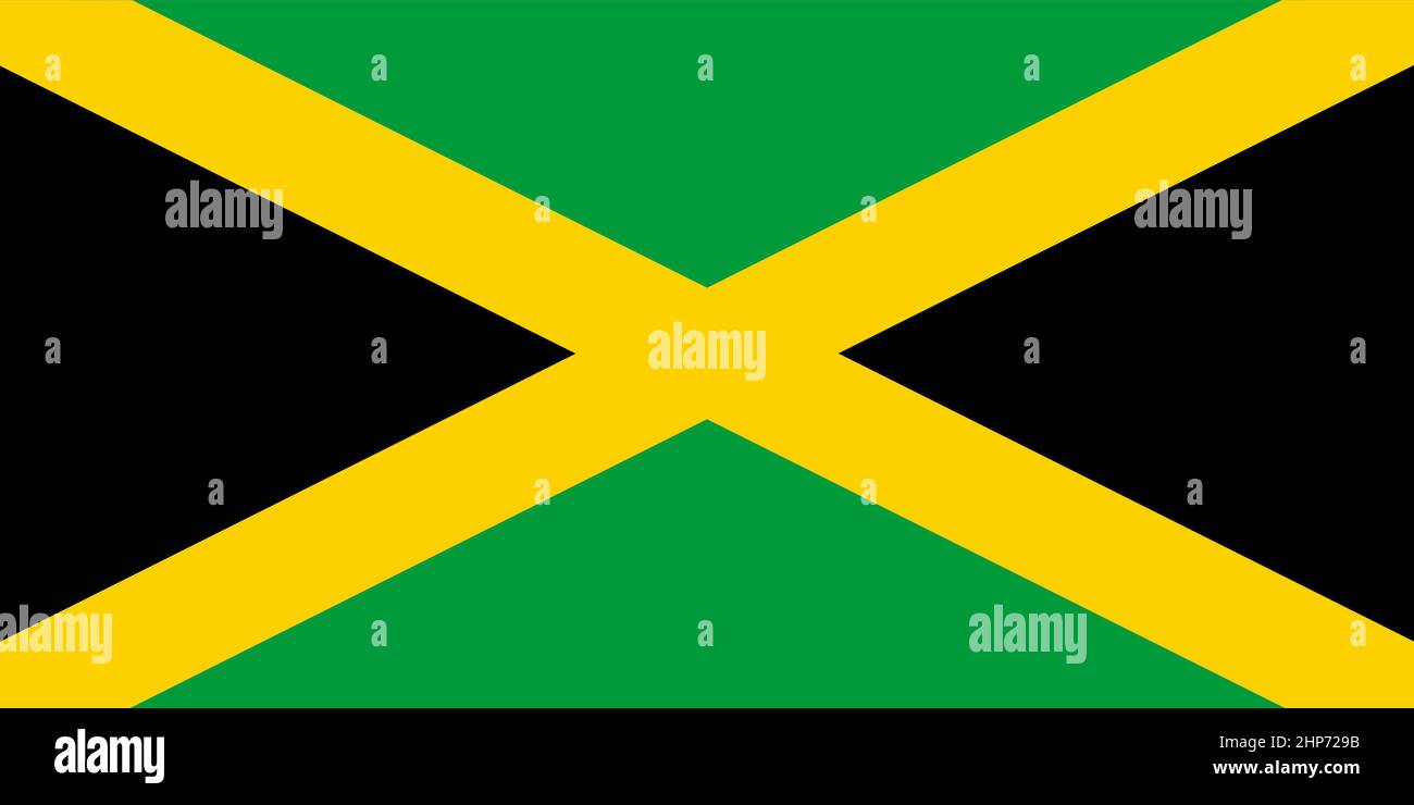 Flag of Jamaica Stock Vector Image & Art Alamy