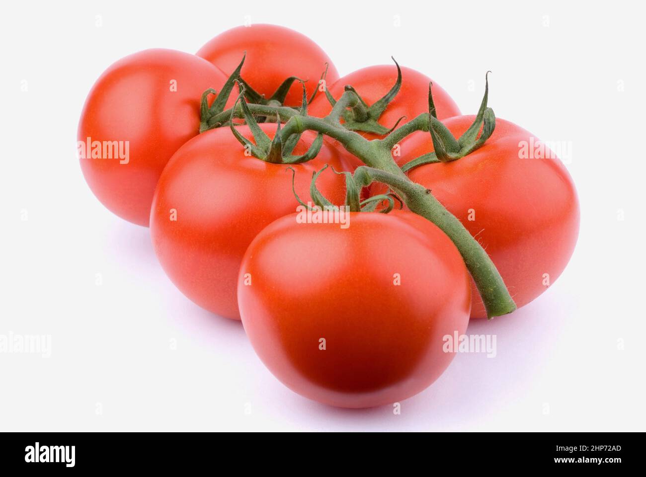 Photo of a tomato as a symbol of diet, fitness and organic Stock Photo