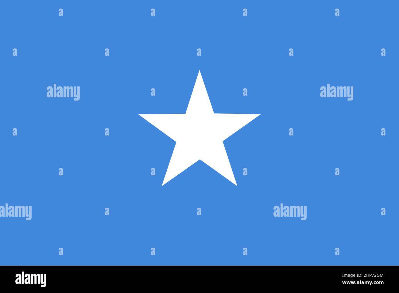 Flag of Somalia Stock Vector