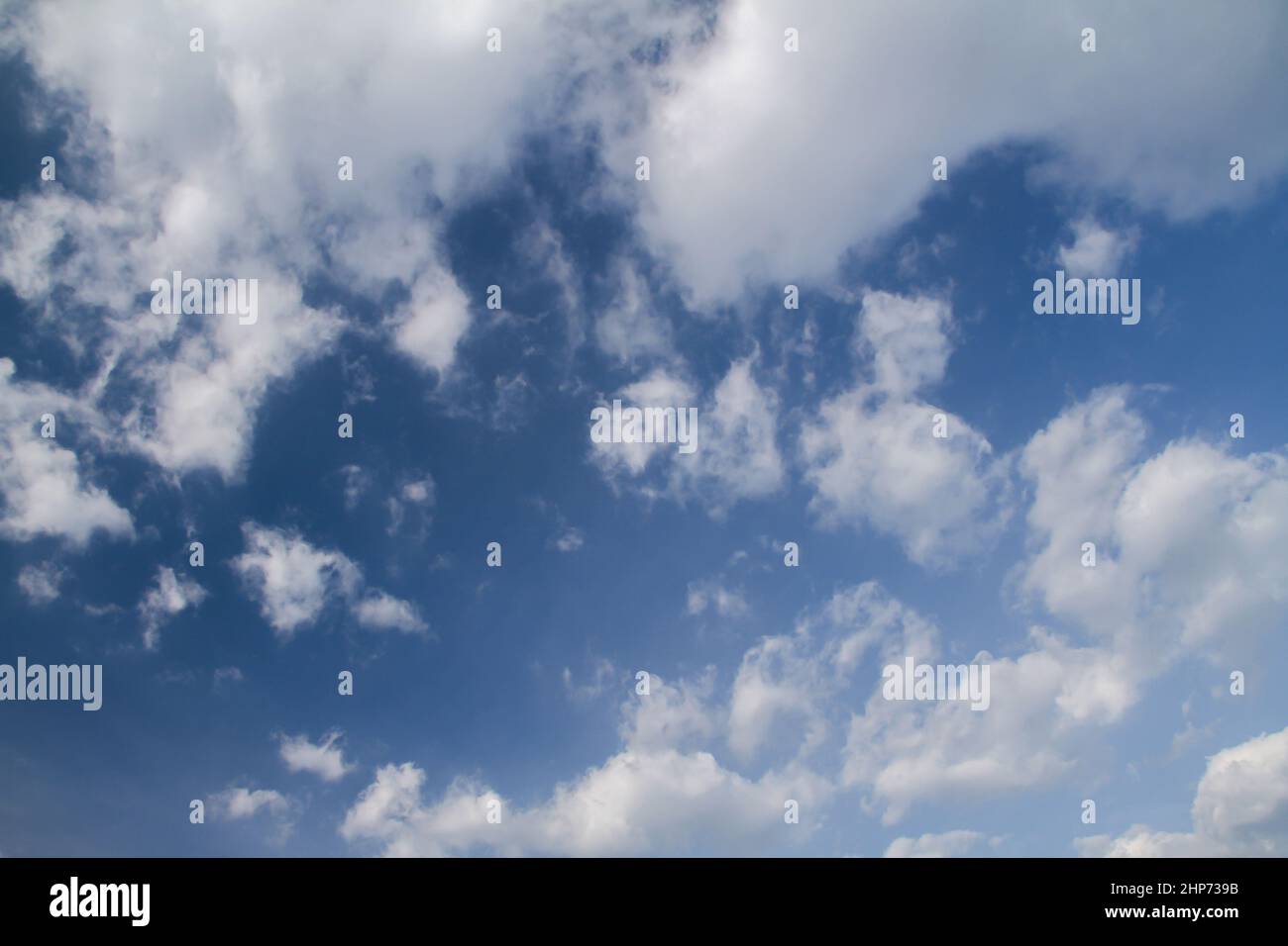 Beautiful blue sky and clouds natural background landscape Stock Photo ...