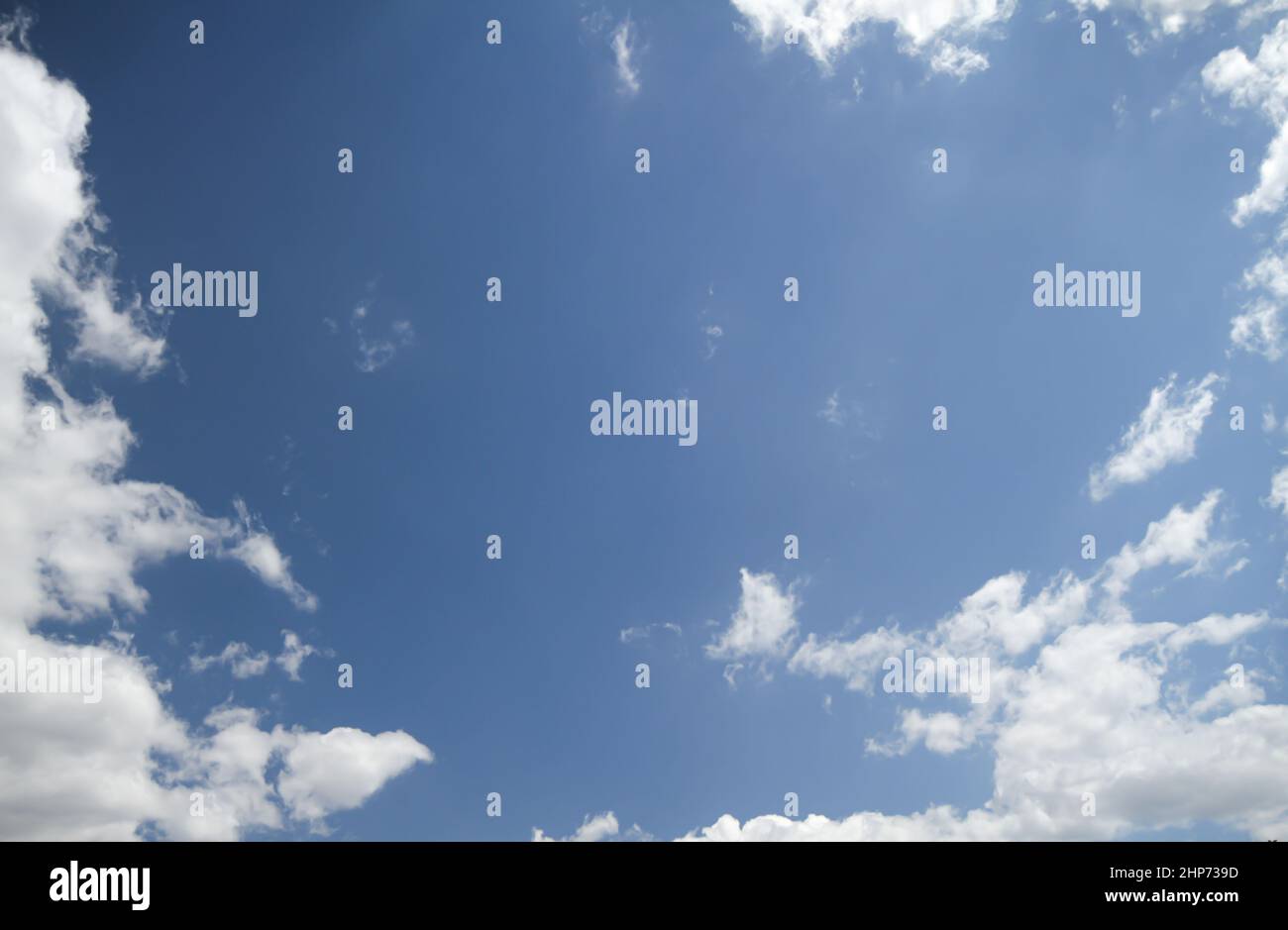 Beautiful blue sky and clouds natural background landscape Stock Photo ...