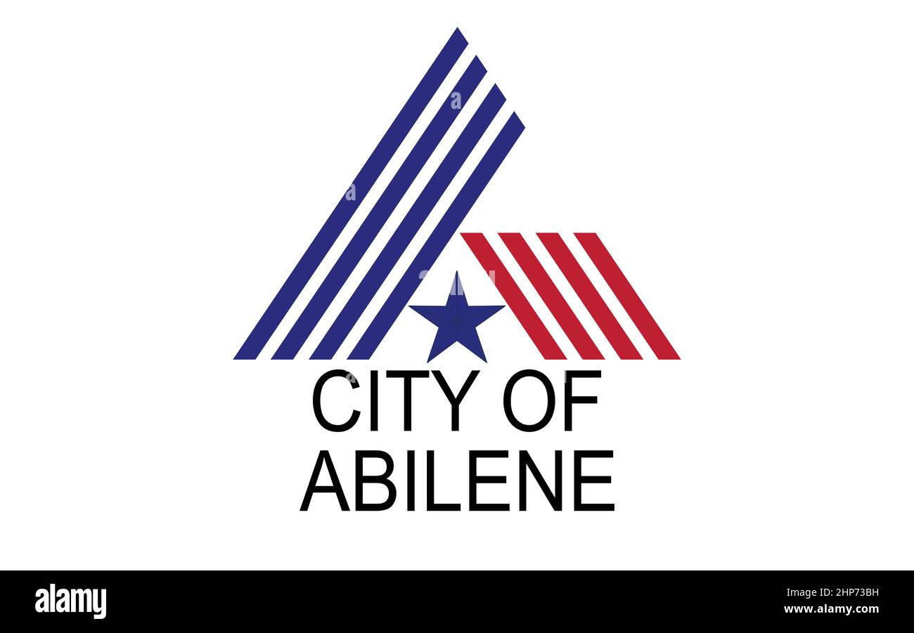 Flag Of The Texan City Of Abilene Stock Vector