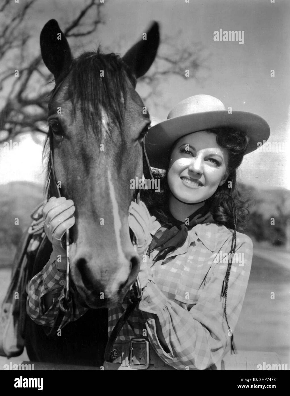 Actress Fay McKenzie publicity photo ca. 1940s Stock Photo