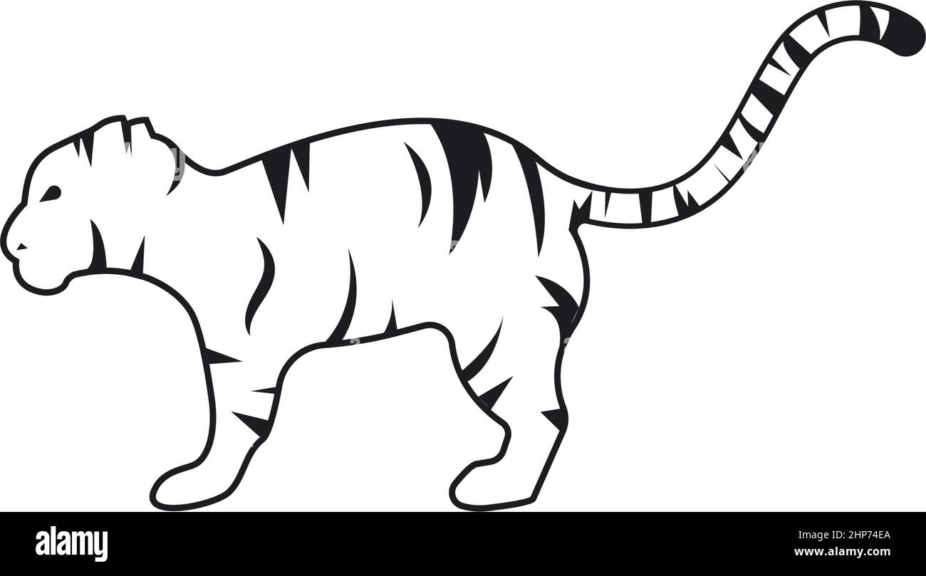 tiger baby  icon vector illustration design Stock Vector