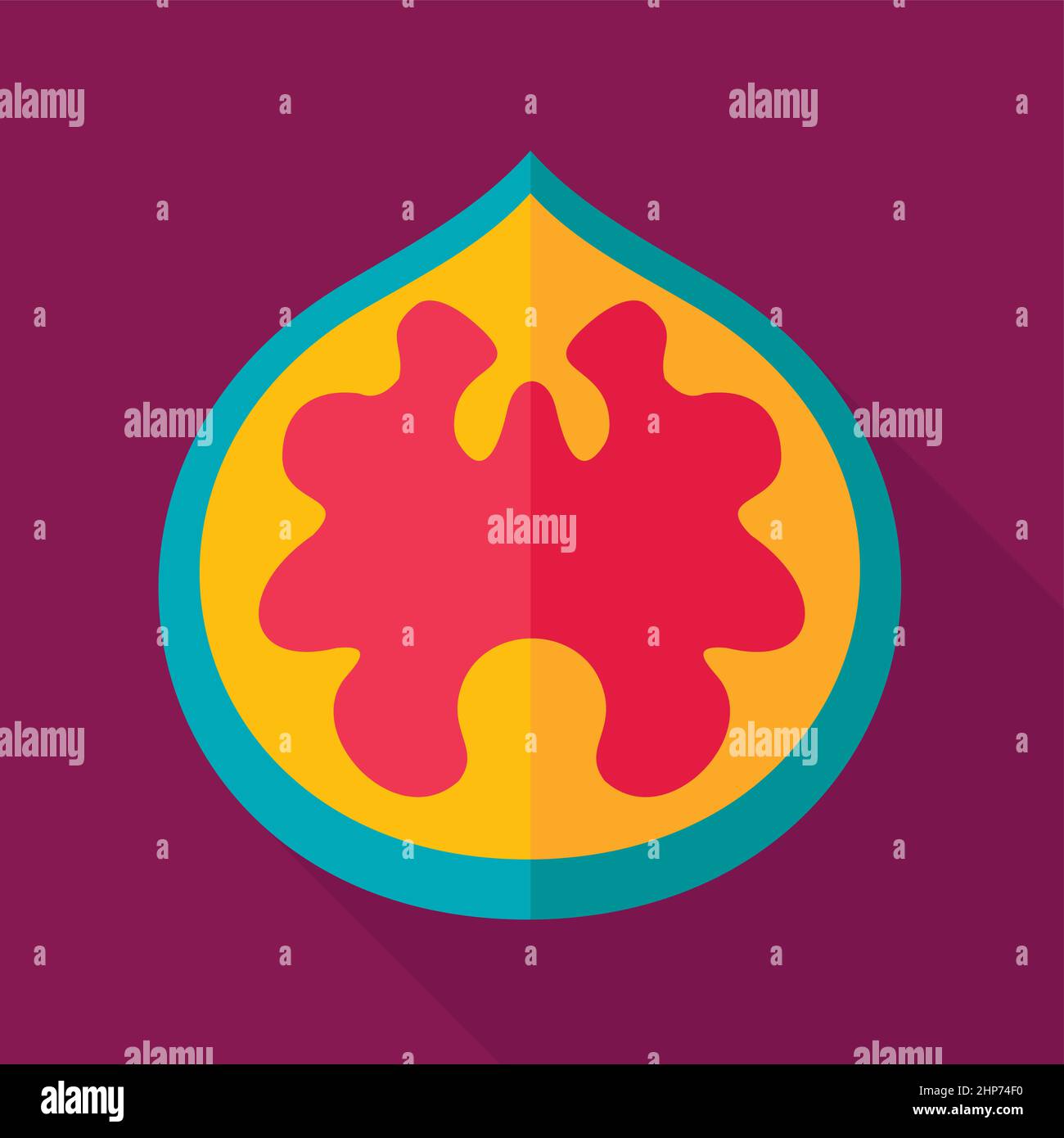 Walnut icon Stock Vector