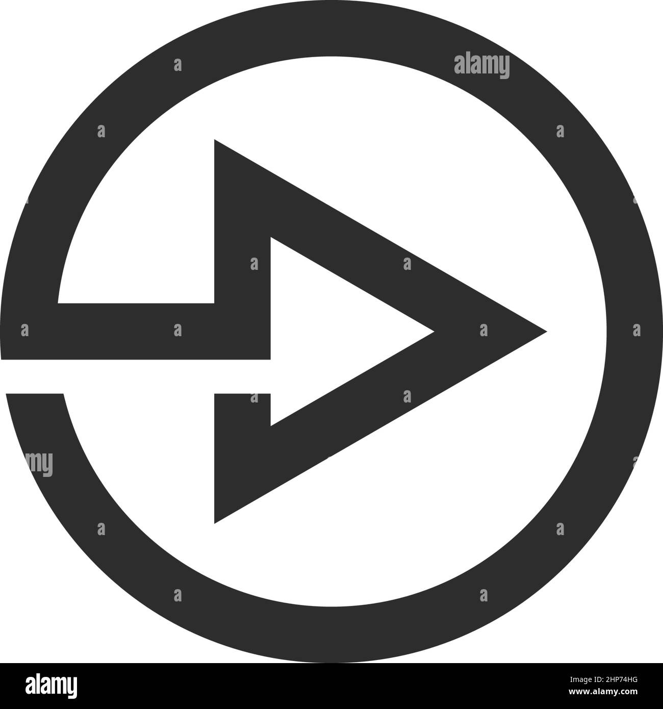 play button arrow  icon vector illustration design Stock Vector