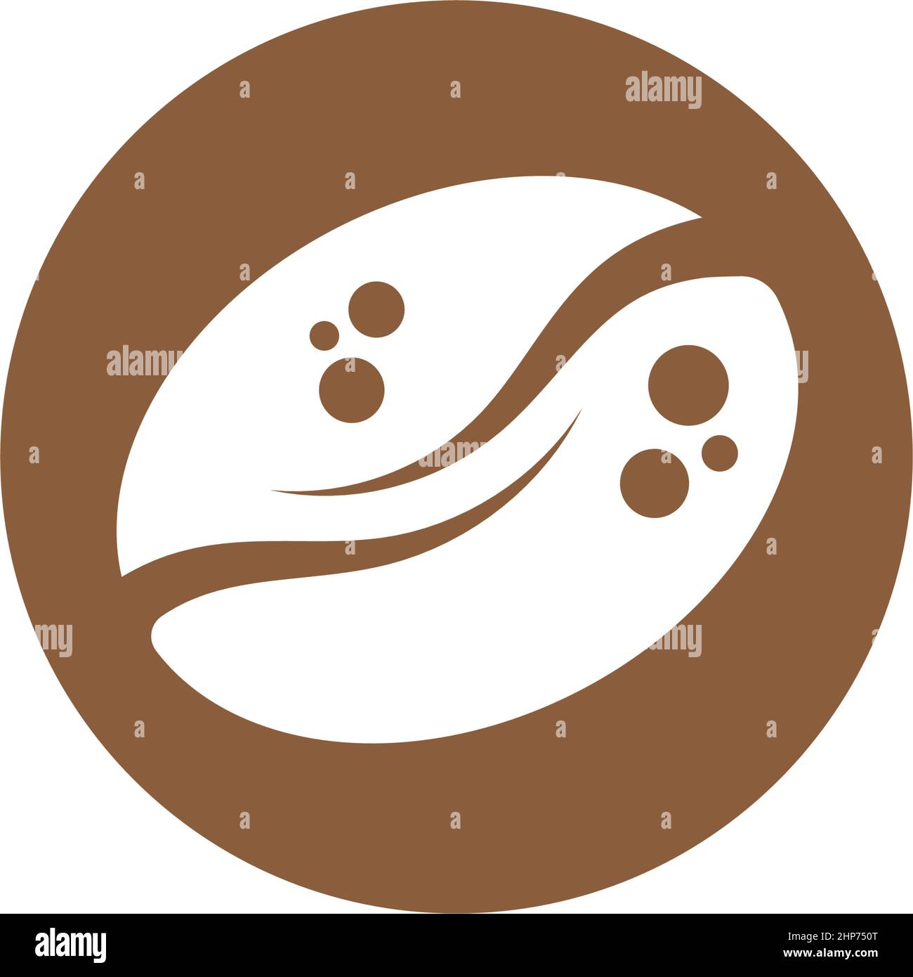 Coffee Beans Template vector icon Stock Vector