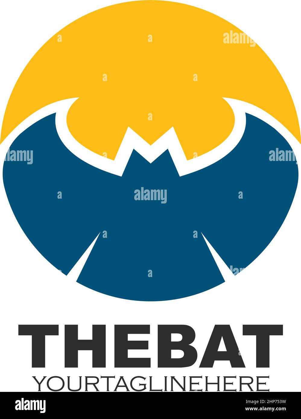 bat ilustration vector icon design Stock Vector